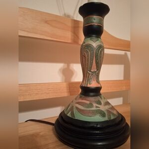 Beautiful Green/Pink Table Lamp